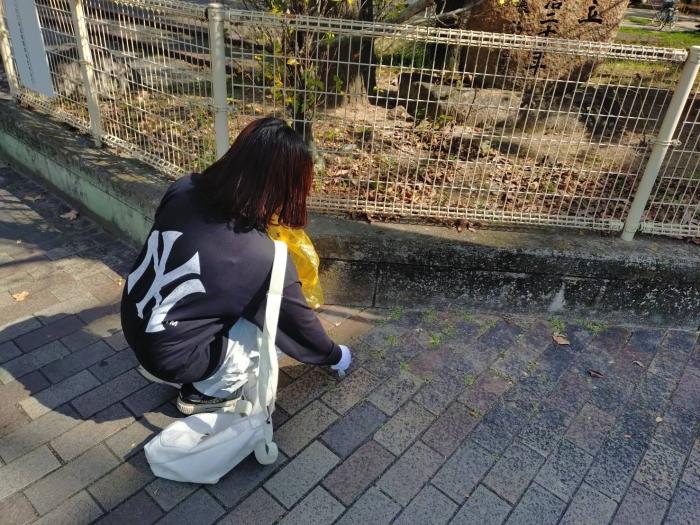 西川緑道公園沿いで清掃活動をおこない、ランチ会を開催しました！