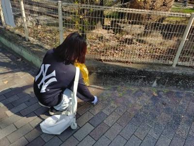 西川緑道公園沿いで清掃活動をおこない、ランチ会を開催しました！