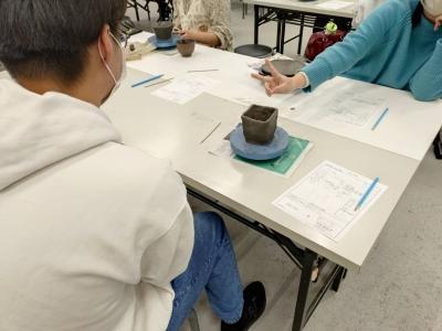 特別活動で制作した備前焼が完成しました！